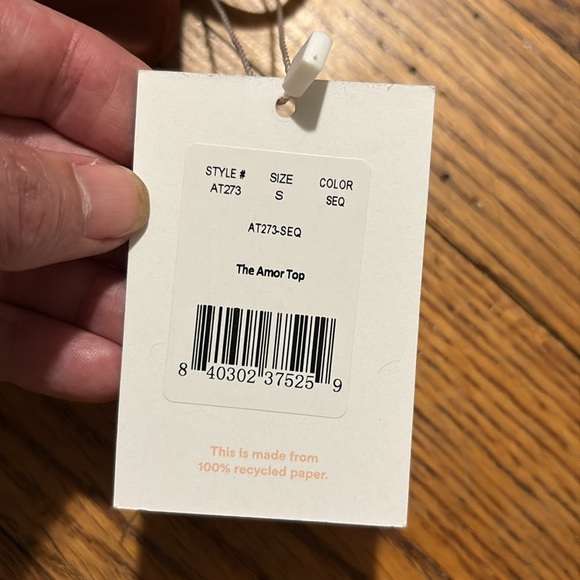 Andie Bikini Set Amor Top Bikini Bottom Sequoia size S NWT/NWOT - Picture 6 of 9